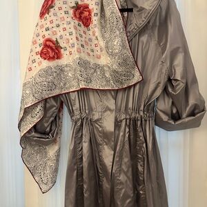 Anatomie silver windbreaker jacket size XL NWOT.